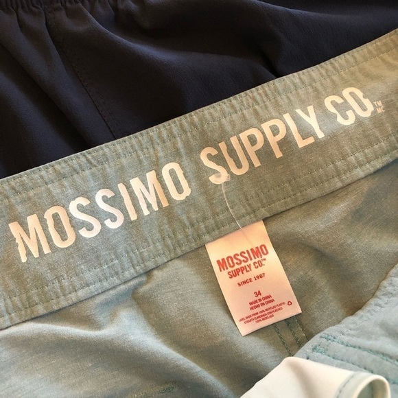2 pc Men's Large Nike Polyester Shorts, Mossimo Swim Shorts - Picture 4 of 8